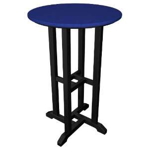   Counter Height Table in Black / Pacific Blue Patio, Lawn & Garden