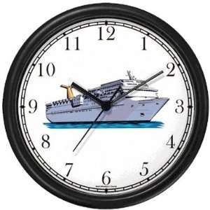 Luxury Liner Nautical Theme Wall Clock by WatchBuddy Timepieces 