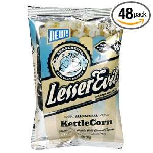 LesserEvil KettleCorn, 1.1 Ounce Bags (Pack of 48)  