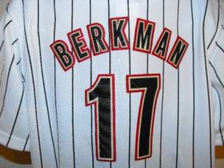 New Lance Berkman Astros #17 sewn Toddler 4T JERSEY #DM  