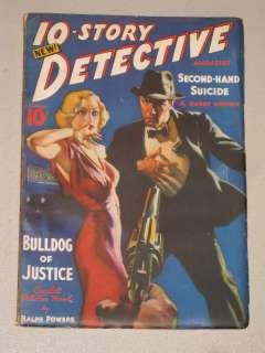 10 Story Detective Vol. 1 #1 Vintage First Issue Pulp Jan. 1938  