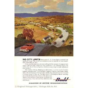  1951 Budd No City Limits Vintage Ad