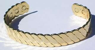 Gold Sophistication   24k Gold Plated Magnetic Bracelt Bracelet Magnet 