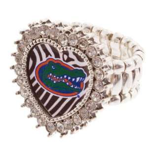  Bling Bling, Collegiate Jewely, Silver Toned Stretch Band 