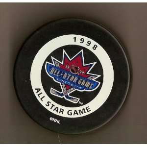  1998 NHL Official All Star Game Puck Vancouver Everything 
