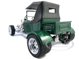 1923 FORD T BUCKET SOFT TOP GREEN 118 DIECAST MODEL  
