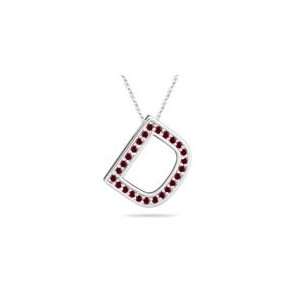  Ruby Initial D Pendant Jewelry