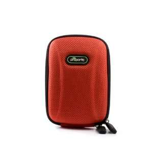   Hard Camera Case for Sony Bloggie Touch   Small   Red Electronics