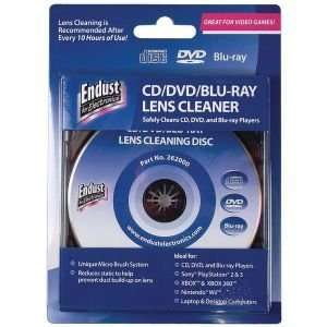   262000 CD/DVD/BLU RAYDISC /GAME CONSOLE LENS CLEANER Electronics