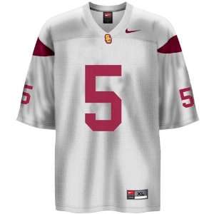  Nike USC Trojans #5 White Youth Replica Football Jersey 