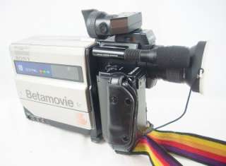 Vintage Sony BMC 100P Beta Video Movie Camera with Case  