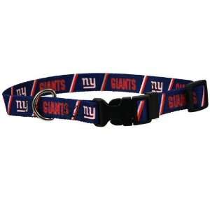  New York Giants Royal Blue Adjustable Dog Collar Sports 