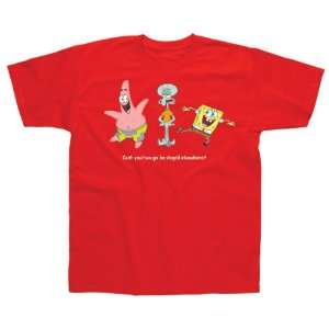  SPK Wear   Bob léponge T Shirt Stupid (XL) Toys & Games