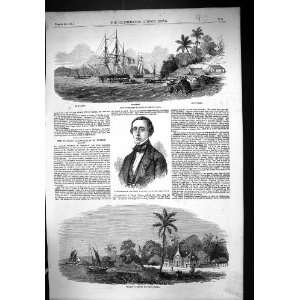  1852 Cassabianca French Minister State Kourou French Guiana 