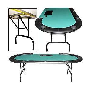  Folding Poker Table With Dealer Position & Money Slot 96 