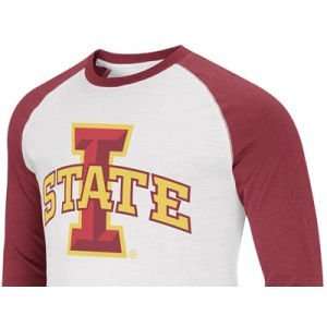Iowa State Cyclones Colosseum NCAA Long Sleeve Pressbox Raglan T Shirt 