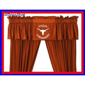 Texas UT Longhorns LR Window Treatment Valance Only