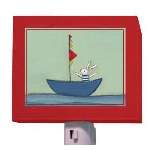  Bunny in a Boat Night Light Baby