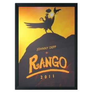  Rango   Framed Movie Poster   11 x 17