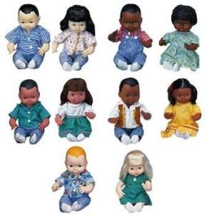  Set Of Ten Ethnic Dolls Toys & Games