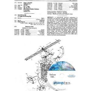  NEW Patent CD for MANIPULATOR 