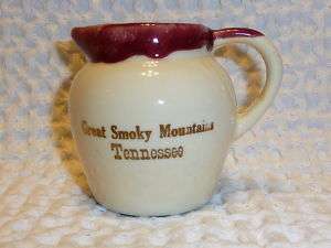 Great Smoky Mountains Tennessee Creamer Souvenir RARE  