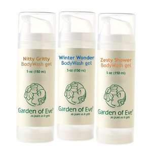  Garden of Eve  Body Wash Gel   Shower Gel  TRIO (Certified 