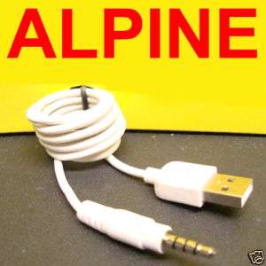 ALPINE KCU 440i USB TO  MP4 AUX INPUT CABLE  