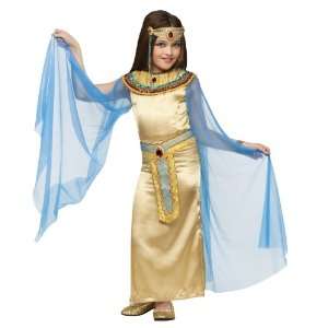 Lets Party By Fun World Cleopatra Deluxe Child Costume / Gold   Size 