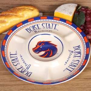  Boise State Ceramic Chip and Dip Plate