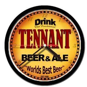  TENNANT beer and ale cerveza wall clock 