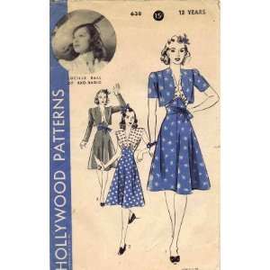   Lucille Ball Girls Dress & Bolero Size 12 Arts, Crafts & Sewing