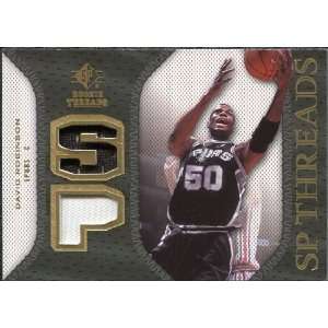   Deck SP Rookie Threads Patch #SPDR David Robinson Sports Collectibles