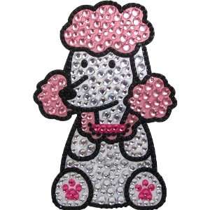  Poodle Dog   Love Your Breed Rhinestone Stickers 