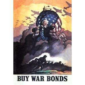  Vintage Art Buy War Bonds   03601 x