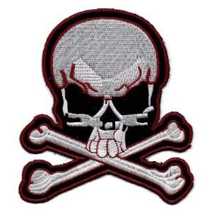  5 Skull & Skeleton Bones Embroidered Iron On / Sew On 