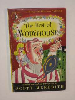 THE BEST OF WODEHOUSE Pocket Books # 628 1949 1st PB  