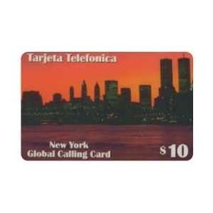   Global Calling Card (Skyline) Tarjeta Telefonica USED 