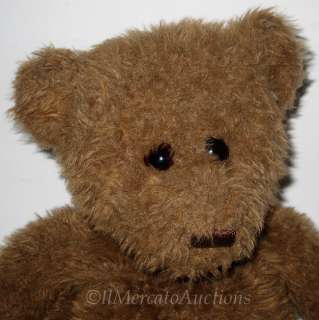 GUND BEANBOTTOM BEAR Plush Dark Brown Teddy 14 Stuffed Animal Toy 