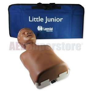  Laerdal Dark Skin Little Junior w/Soft Pack/Training Mat 