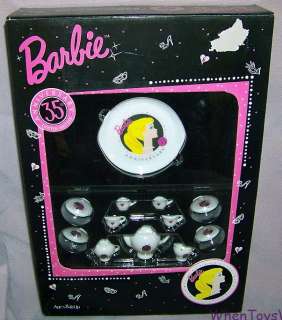 Barbie 35th Anniversary Porcelain China Tea Set NRFB  