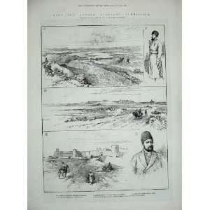  1885 Afghan War Khattuk Dance Punjaub Bala Murghab Men 