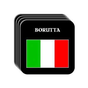  Italy   BORUTTA Set of 4 Mini Mousepad Coasters 