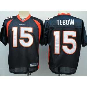  Denver Broncos Tim Tebow blue jersey size 52 XL 