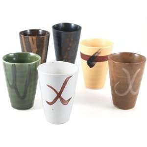  Japanese Festive Ceramic Tea Cup Set