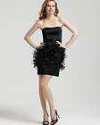268 NEW MAX and CLEO by BCBG STRAPLESS TULLE ADORNED DRESS 8