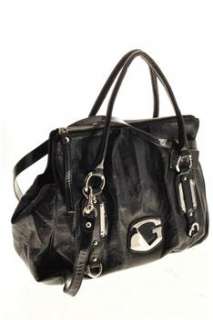 Guess NEW Corissa Textured Convertible Medium Handbag Black Bag  