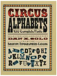 100 Circus Fonts Tattoo Letters Book Flash Script NEW  