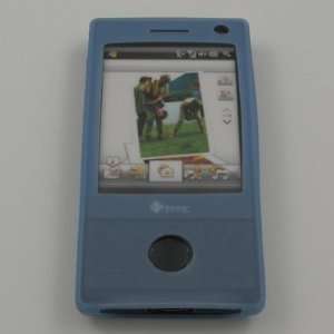    Blue Silicone Skin Case for HTC Touch Diamond GSM 