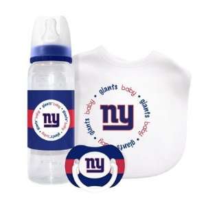  New York Giants Baby Gift Set Kickoff Collection 3 Piece 